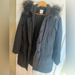 GAP Cold Control Parka Jacket sz XS